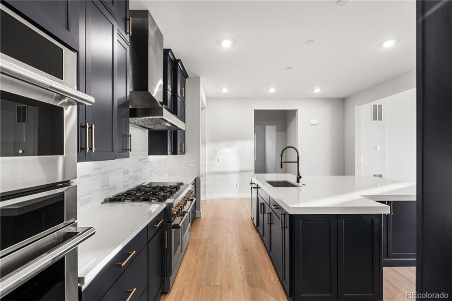 Furnished interior view inside a new home in Retreat at The Canyons, Castle Pines (Image 15).
