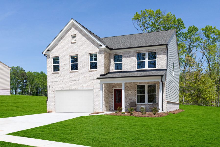 Representative exterior photo of a completed home built from the The Kershaw by Stanley Martin Homes in Riverside Ridge, Lawrenceville, GA (Image 119).