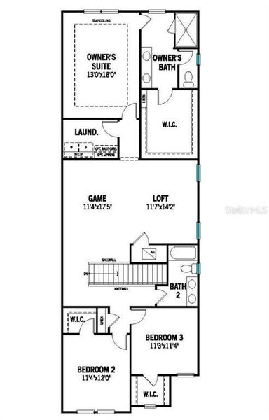 End Unit Floor Plan