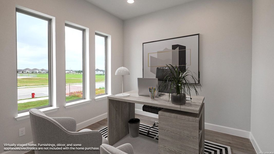 Furnished interior view inside a new home in The Parklands, Schertz (Image 13). Furnished interior view inside a new home in The Parklands, Schertz (Image 13).