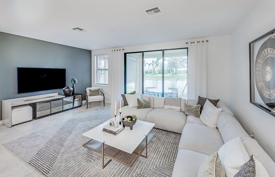 Furnished interior view inside a new home in Sawgrass at Coral Lakes, Cape Coral (Image 6).