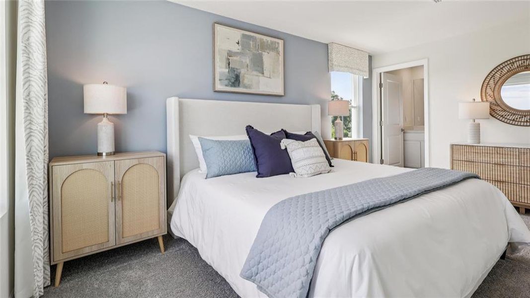 Furnished interior view inside a new home in The Towns at Laurel Commons, Ocala (Image 8).