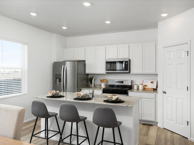 Furnished interior view inside a new home in Westgate, Greeley (Image 10).