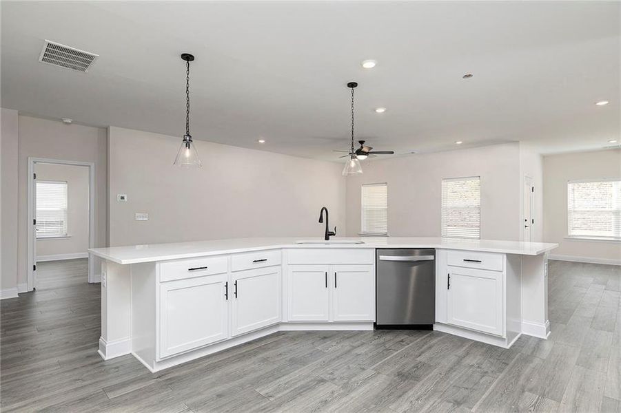 Furnished interior view inside a new home in Mount Tabor Pointe, Dallas (Image 5).