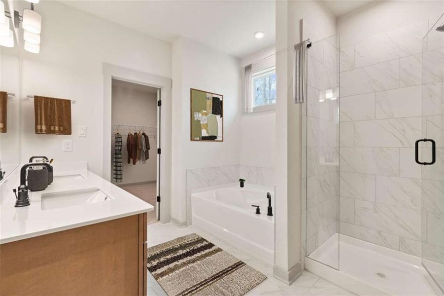 Furnished interior view inside a new home in Cambridge at Steels Bridge, Canton (Image 9).