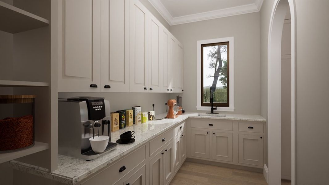Representative furnished interior of a home built from the The Glenn by Ken Harvey Homes in Carriage Farms, Raleigh (Image 8).