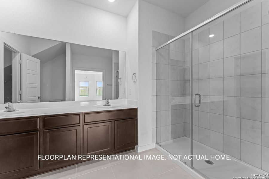 Furnished interior view inside a new home in Winding Brook, San Antonio (Image 12).