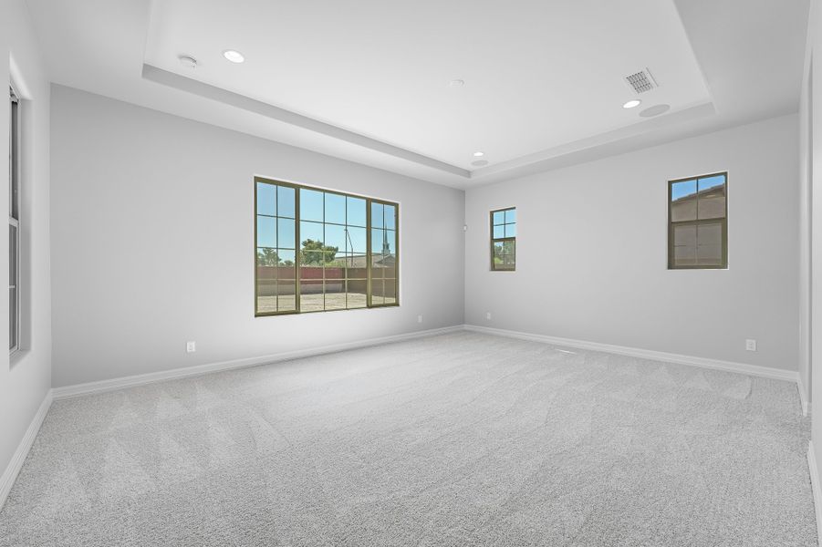 Spacious, unfurnished interior of a new home in Ellsworth Ranch, Queen Creek (Image 42). Spacious, unfurnished interior of a new home in Ellsworth Ranch, Queen Creek (Image 42).