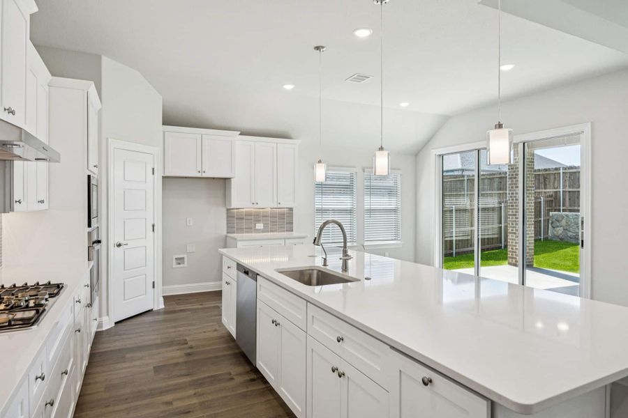Furnished interior view inside a new home in Westside Preserve, Midlothian (Image 5).