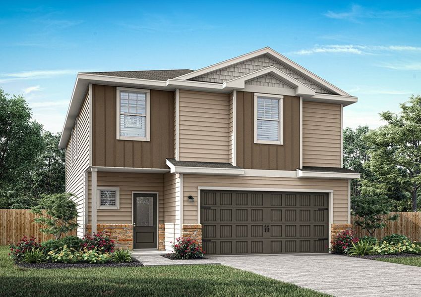 Daytime rendering of the Osage floor plan Daytime rendering of the Osage floor plan