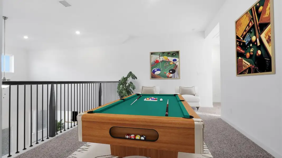 Representative furnished interior of a home built from the Adrian by D.R. Horton in Alexander 65' Homesites, Pearland (Image 27).