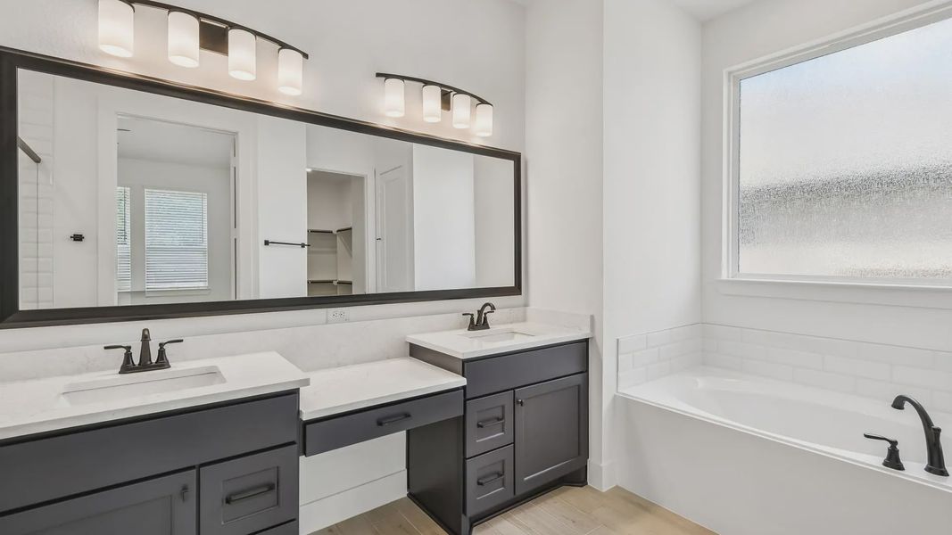 Furnished interior view inside a new home in Artavia, Conroe (Image 15).