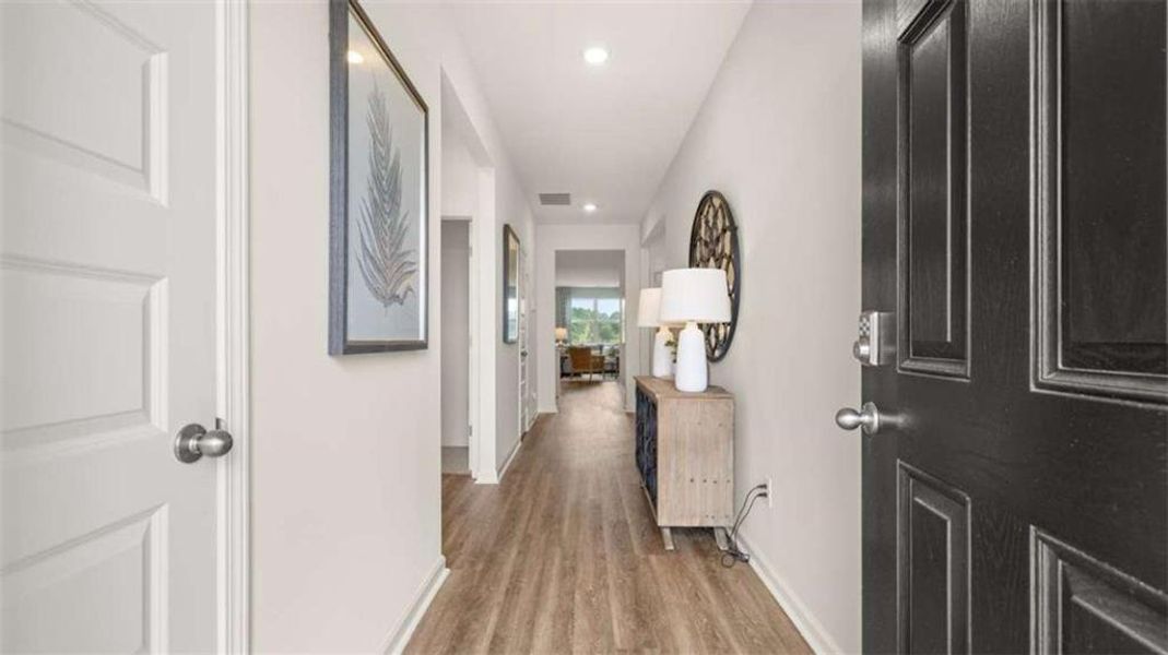 Furnished interior view inside a new home in The Preserve at Agricultural Village, Perry (Image 30).