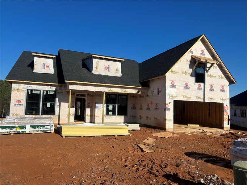 In-progress construction of a new home in Edwards Ridge, Central, SC (Image 7).