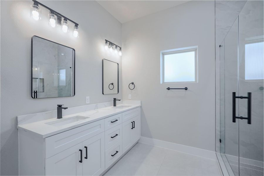 Elegant tile flooring blends style and easy maintenance