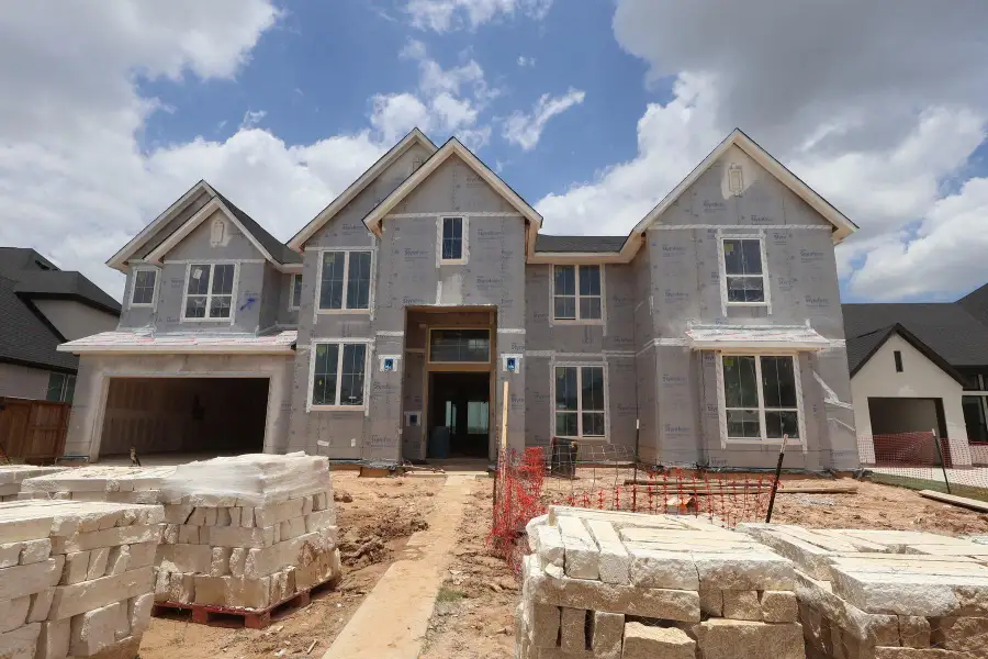 In-progress construction of a new home in Dunham Pointe, Cypress, TX (Image 10). In-progress construction of a new home in Dunham Pointe, Cypress, TX (Image 10).