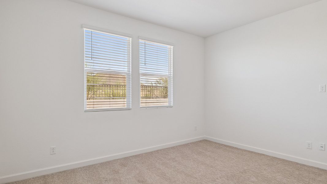 Spacious, unfurnished interior of a new home in The Buttes at Mystic, Peoria (Image 23). Spacious, unfurnished interior of a new home in The Buttes at Mystic, Peoria (Image 23).