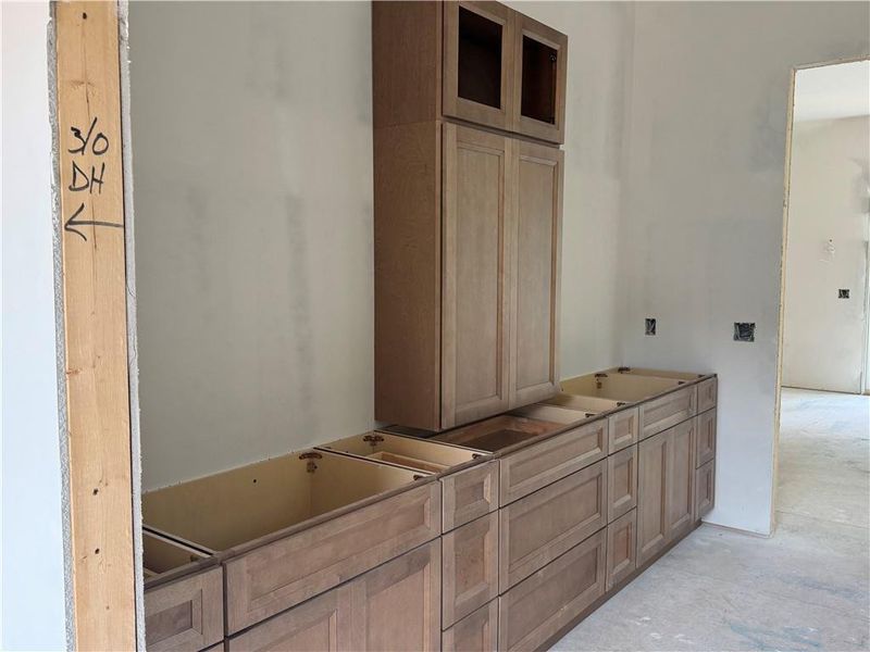 In-progress construction of a new home in , Flowery Branch, GA (Image 7).