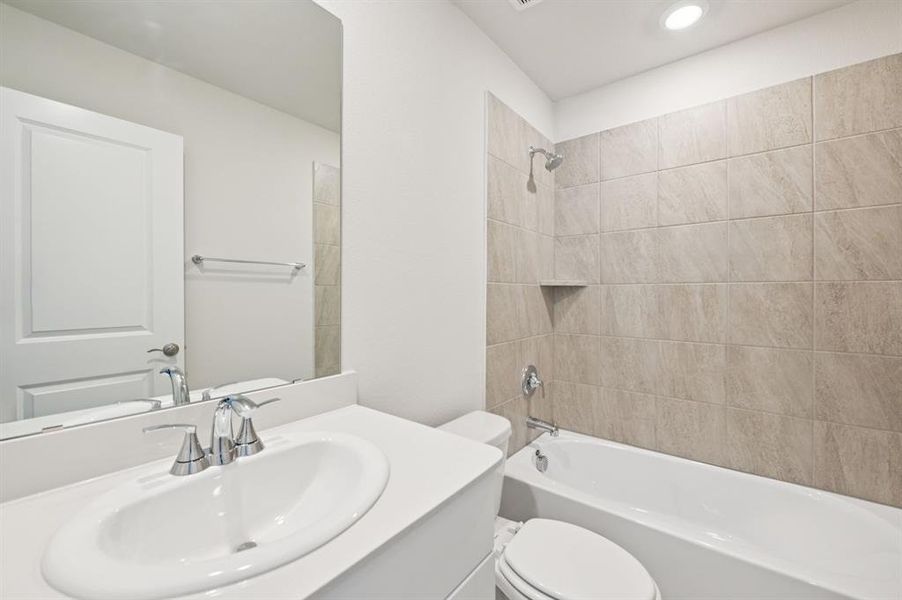 Photo is not of the actual home, but is an inspirational photo of builder’s model home and may depict options, furnishings, and/or decorator features that are not included.