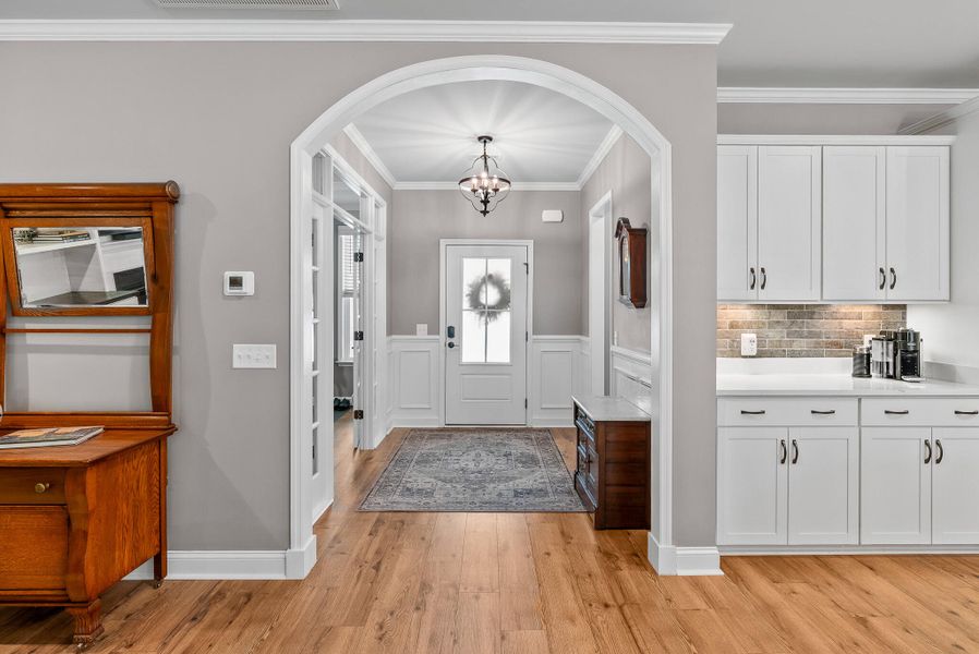 Furnished interior view inside a new home in Sea Island Preserve, Johns Island (Image 32).