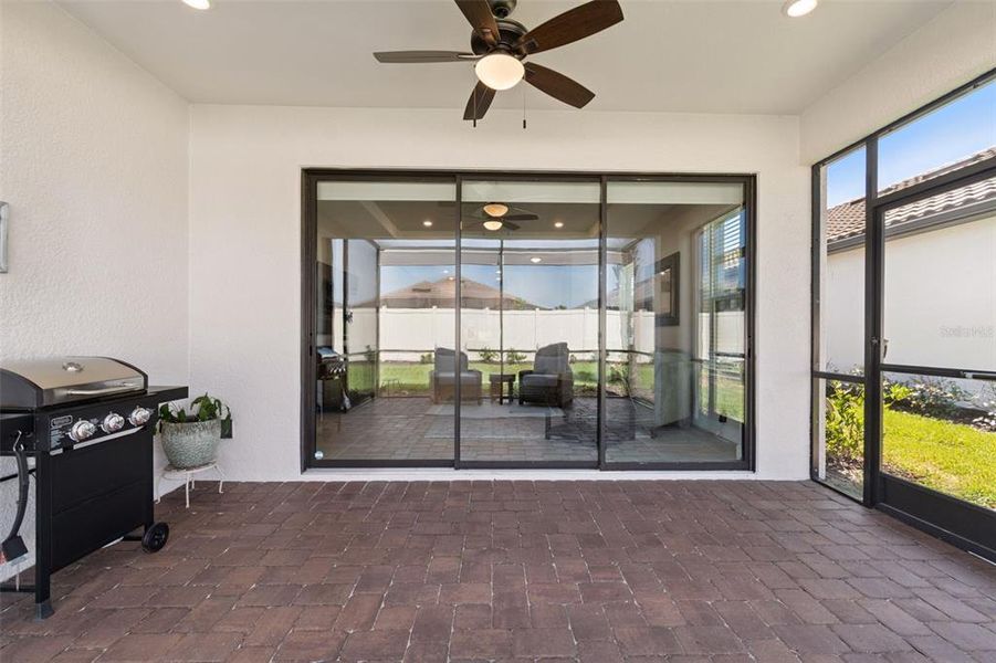 Exterior details and patio area of a home in , Wesley Chapel (Image 35).