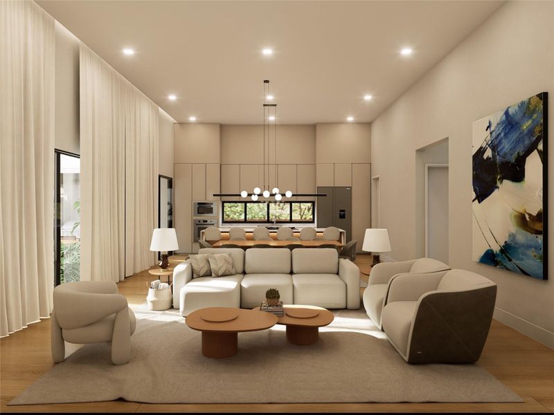 Furnished interior view inside a new home in , Wilton Manors (Image 6). Furnished interior view inside a new home in , Wilton Manors (Image 6).