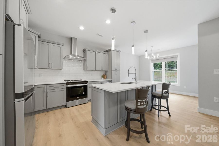 Furnished interior view inside a new home in , Hickory (Image 7).