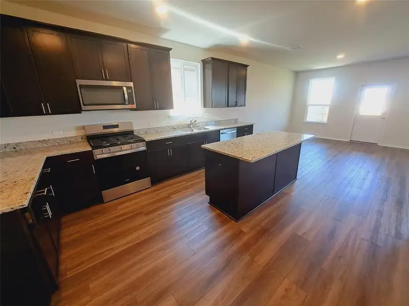 Furnished interior view inside a new home in Sunfield, Buda (Image 3). Furnished interior view inside a new home in Sunfield, Buda (Image 3).