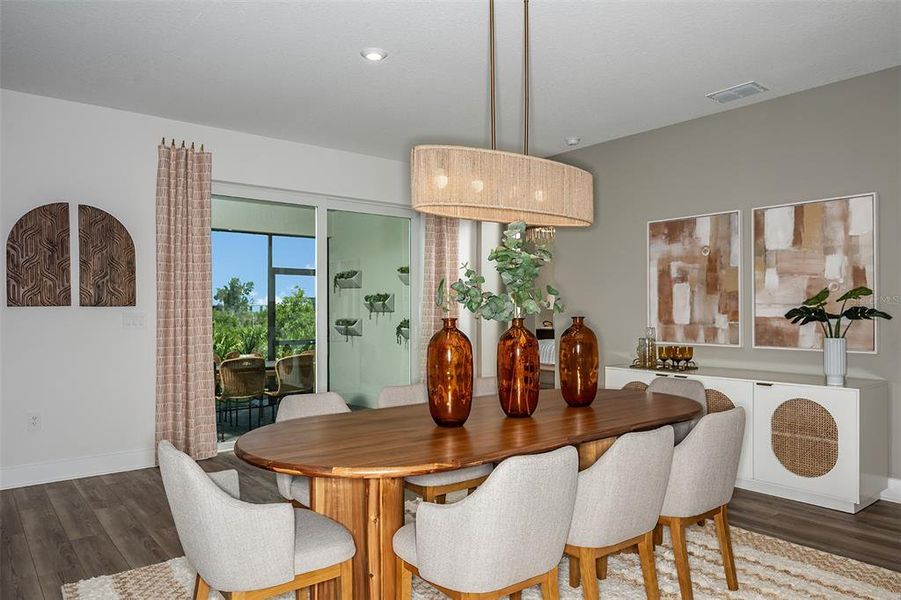 Furnished interior view inside a new home in Wellen Park, Venice (Image 15).