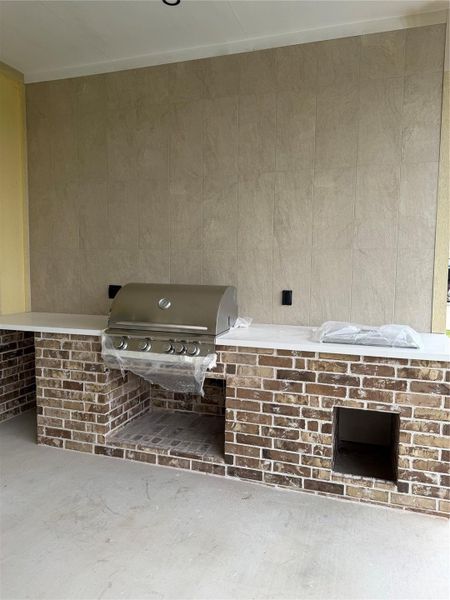 In-progress construction of a new home in , Angleton, TX (Image 12).