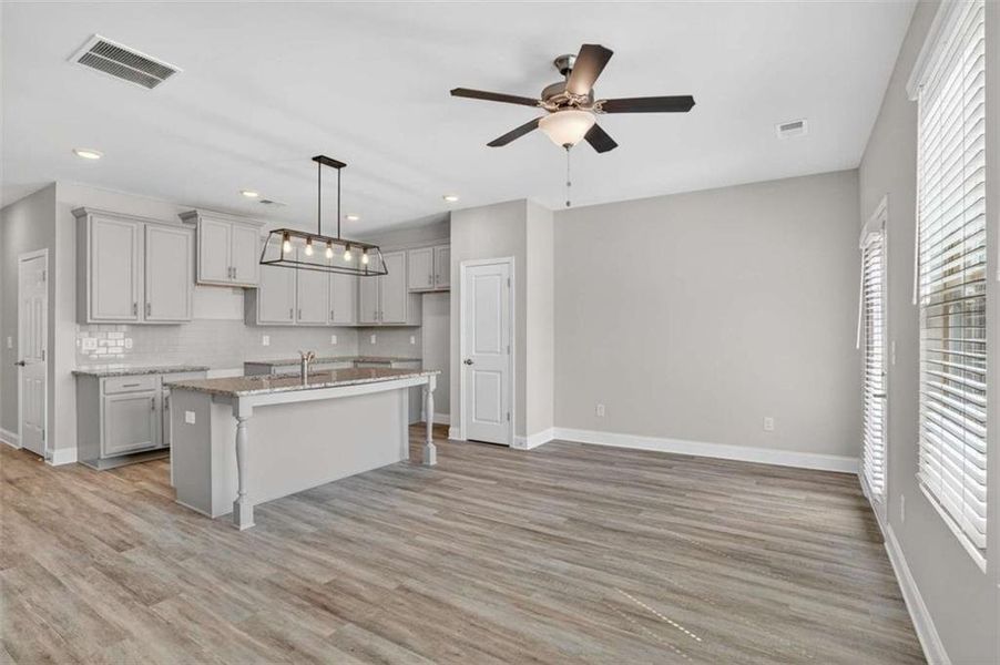 Furnished interior view inside a new home in , South Fulton (Image 4). Furnished interior view inside a new home in , South Fulton (Image 4).