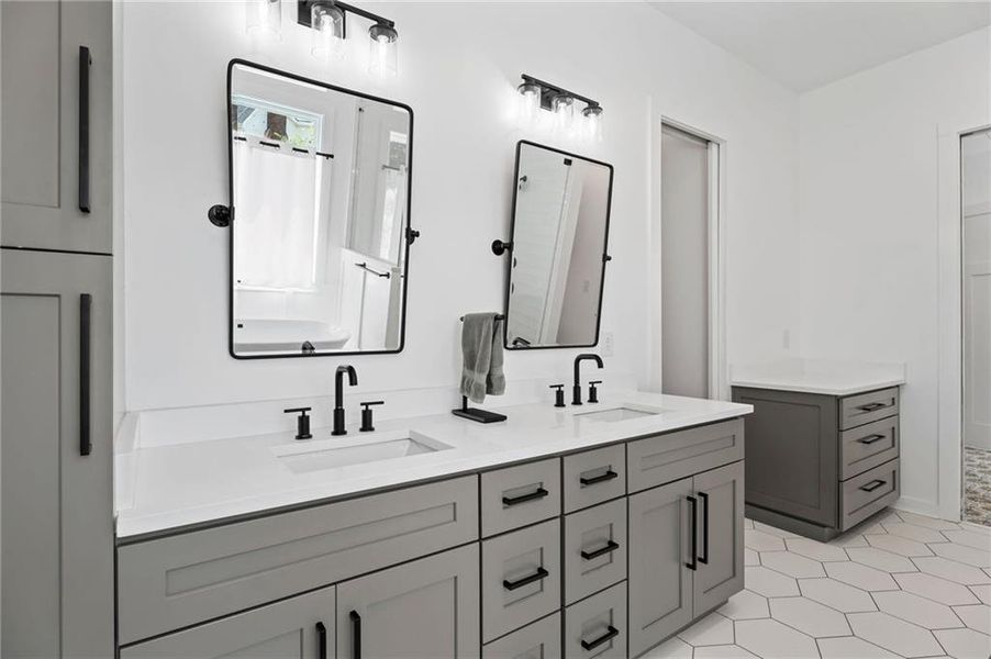 Furnished interior view inside a new home in , Cumming (Image 32).