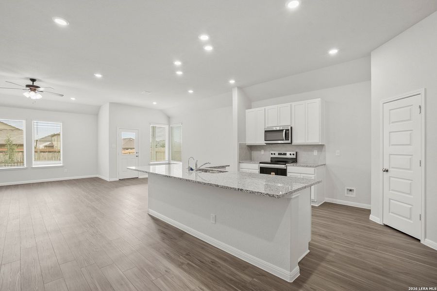 Furnished interior view inside a new home in Cinco Lakes, San Antonio (Image 8).