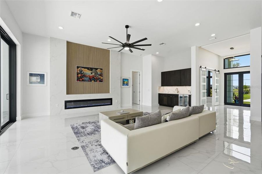 Furnished interior view inside a new home in , Cape Coral (Image 5).