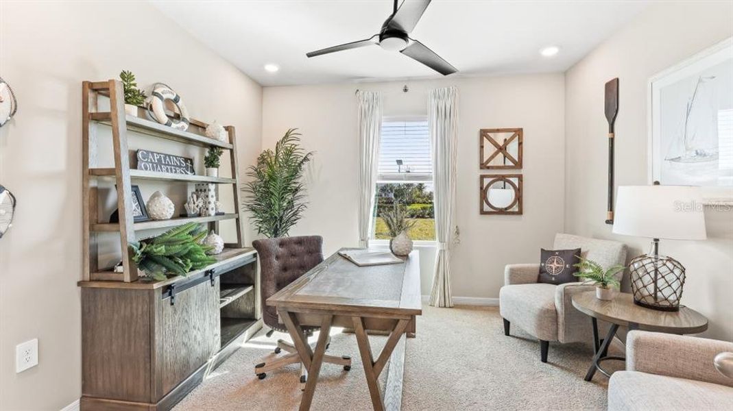 Furnished interior view inside a new home in Central Parc, North Port (Image 13).