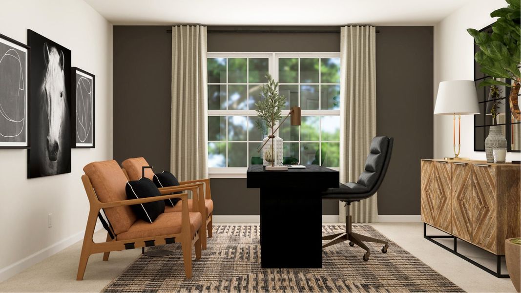 Representative furnished interior of a home built from the Cypress by Lennar in Elizabeth: Arbor, Fort Mill (Image 35).