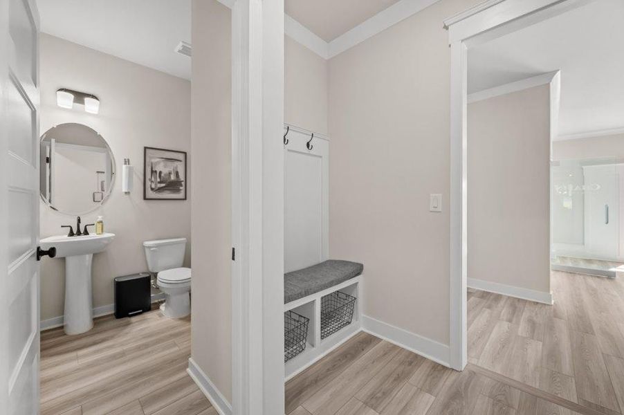 Furnished interior view inside a new home in Pinecrest Ridge, Dacula (Image 6).