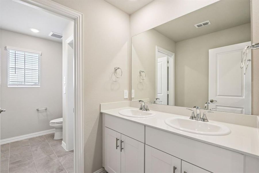 Furnished interior view inside a new home in Parks at Foster Crossing - Premier Series, Anna (Image 11). Furnished interior view inside a new home in Parks at Foster Crossing - Premier Series, Anna (Image 11).