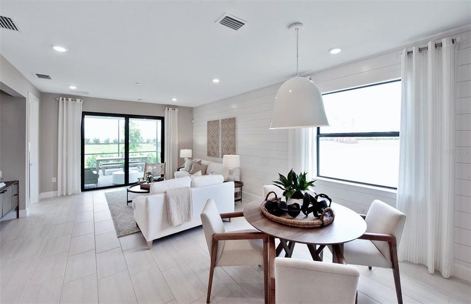 Furnished interior view inside a new home in Talon Preserve on Palmer Ranch, Nokomis (Image 8).