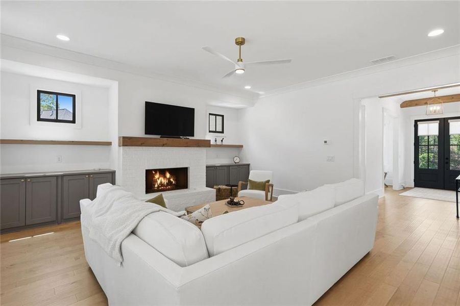 Furnished interior view inside a new home in Malone's Pond, Ball Ground (Image 46).