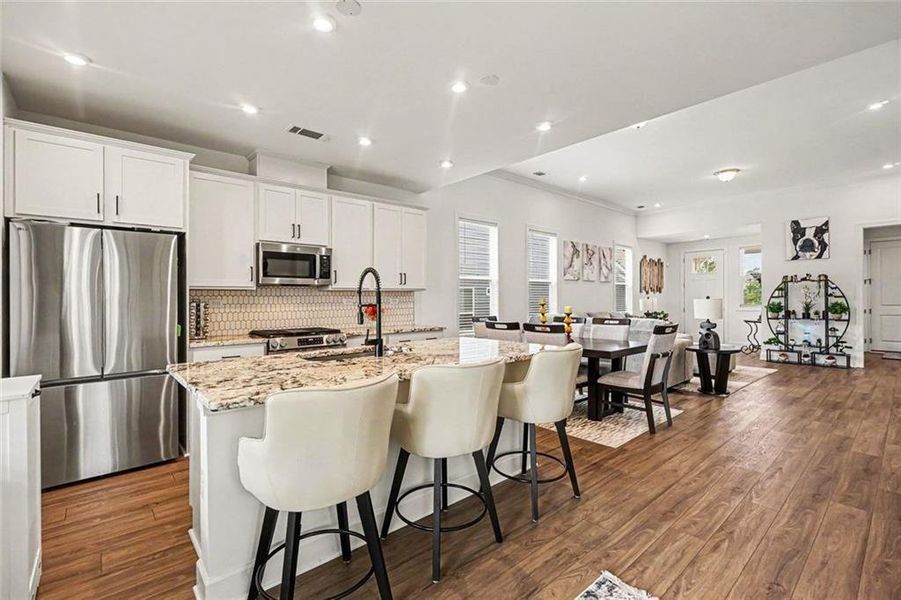 Furnished interior view inside a new home in , Hoschton (Image 7).