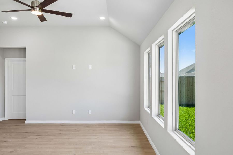 Living Room in the Sabine home plan by Trophy Signature Homes – REPRESENTATIVE PHOTO Living Room in the Sabine home plan by Trophy Signature Homes – REPRESENTATIVE PHOTO