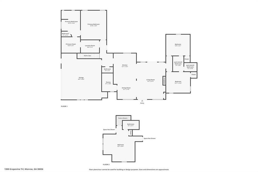 2D floor plan layout of this home in , Monroe, GA (Image 7).