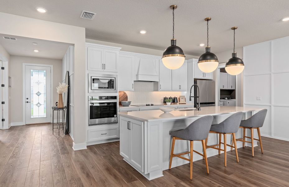 Furnished interior view inside a new home in Foothills Preserve, Mount Dora (Image 3).