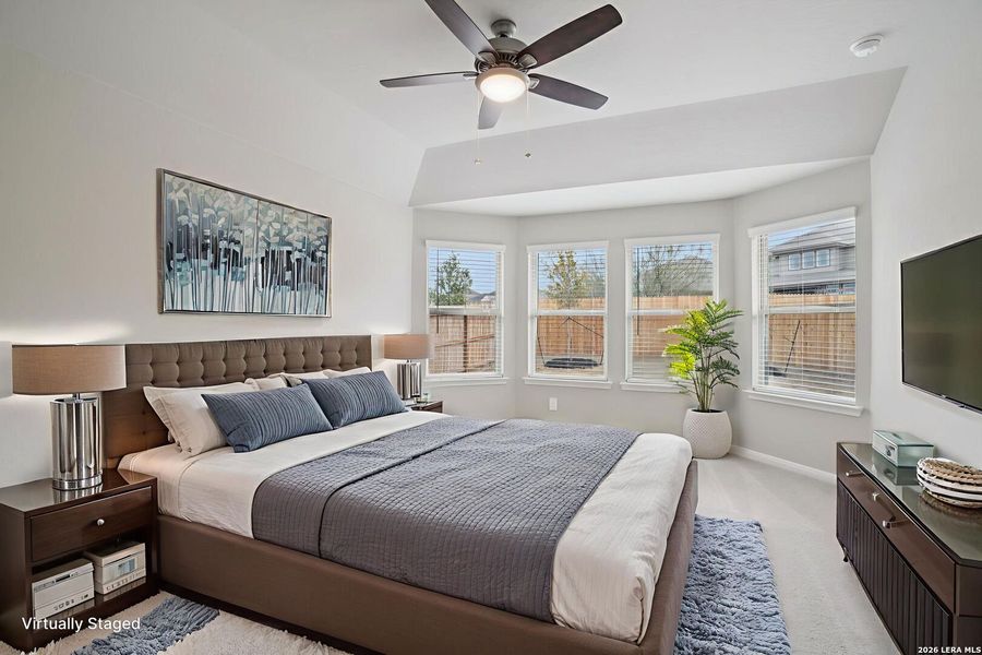 Furnished interior view inside a new home in Royal Crest, San Antonio (Image 6).