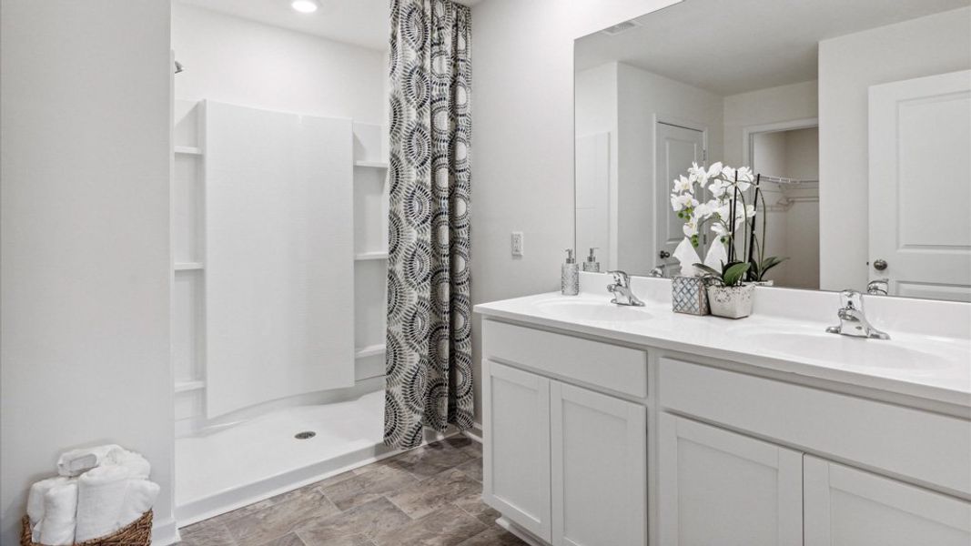 Furnished interior view inside a new home in Isabel Estates, Knoxville (Image 13). Furnished interior view inside a new home in Isabel Estates, Knoxville (Image 13).