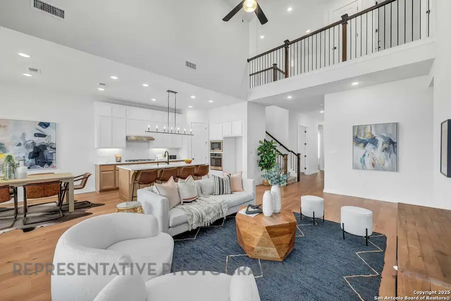 Furnished interior view inside a new home in Davis Ranch: 50ft. lots, San Antonio (Image 5). Furnished interior view inside a new home in Davis Ranch: 50ft. lots, San Antonio (Image 5).