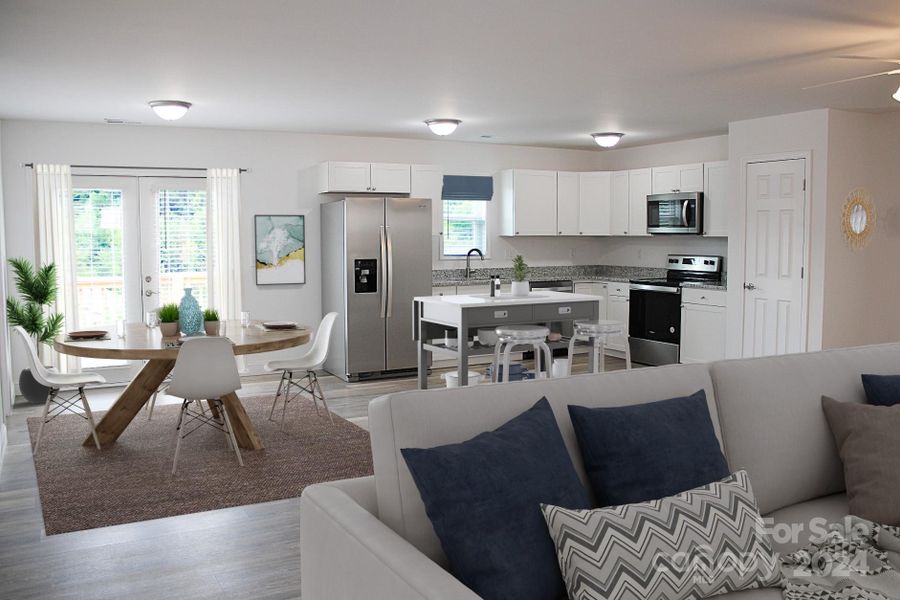 Furnished interior view inside a new home in , Mars Hill (Image 5). Furnished interior view inside a new home in , Mars Hill (Image 5).