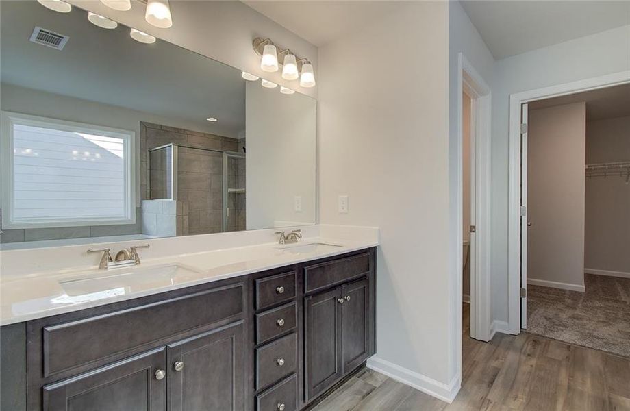 Furnished interior view inside a new home in Crofton Place Enclave, Snellville (Image 10).