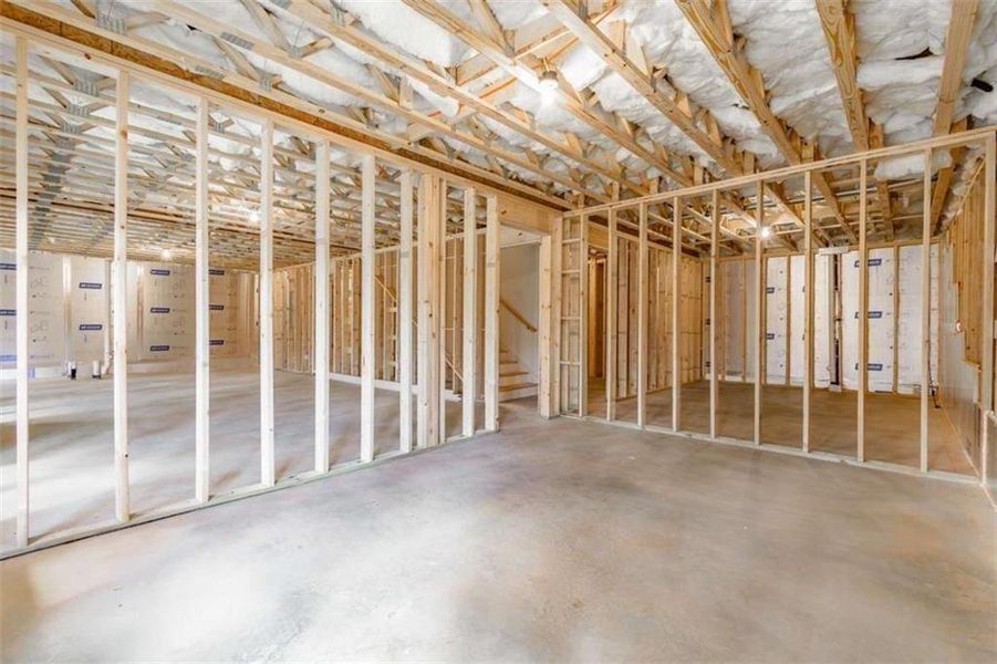 In-progress construction of a new home in , Gainesville, GA (Image 48).